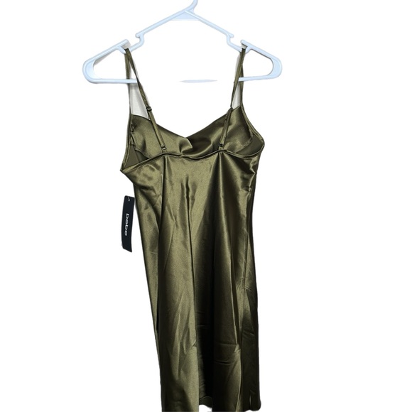 Olive Bebe Cowl Neck Slip Dress - Picture 4 of 6